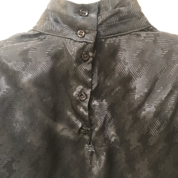 Classic/Vintage black long sleeved blouse - Picture 2 of 4